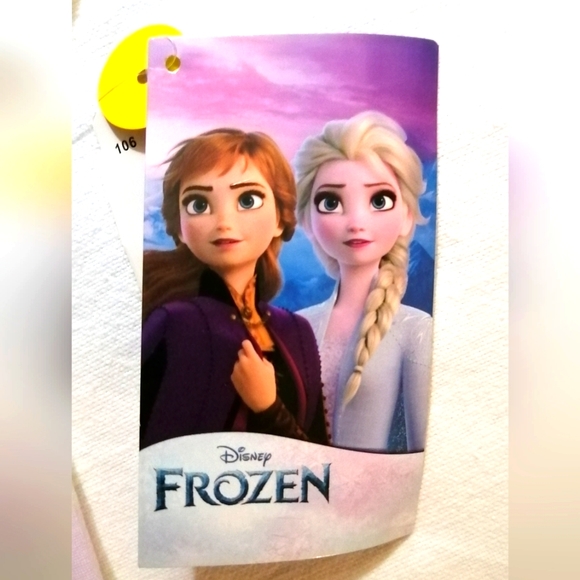 🔥SALE🔥 Disney Frozen Anna and Elsa Girls Short Sleeved Pajamas NWT Size 2T - Picture 7 of 7